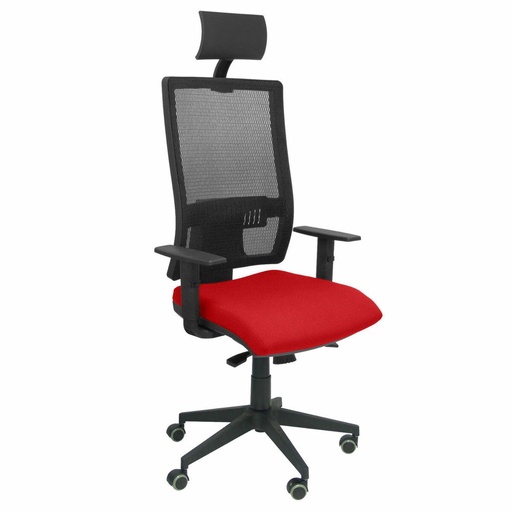 Silla de Oficina con Cabecero Horna bali Piqueras y Crespo BALI350 Rojo