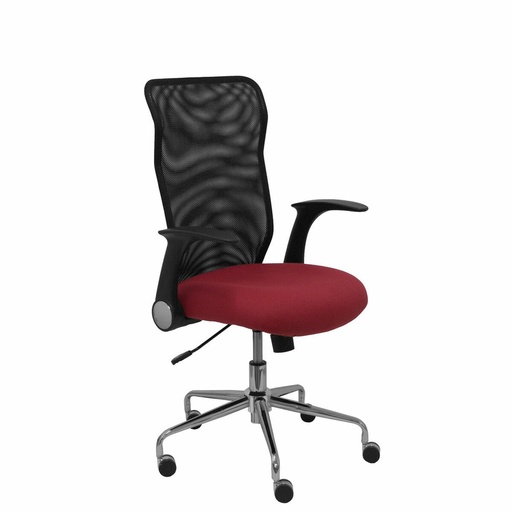 Silla de Oficina Minaya Piqueras y Crespo BALI933 Rojo Granate