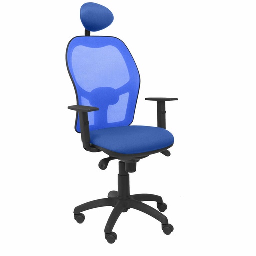 Office Chair with Headrest Jorquera  Piqueras y Crespo ALI229C Blue