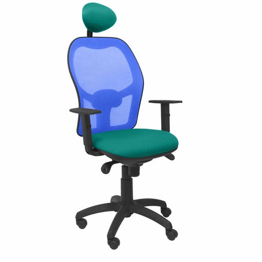 Silla de Oficina con Cabecero Jorquera  Piqueras y Crespo BALI39C Turquesa