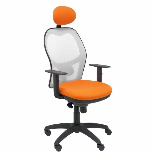 Office Chair with Headrest Jorquera  Piqueras y Crespo ALI308C Orange