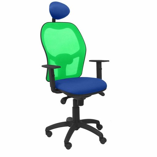 Office Chair with Headrest Jorquera Piqueras y Crespo ALI229C Blue