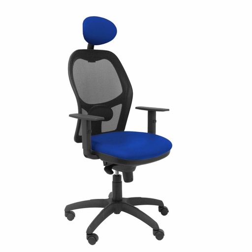 Office Chair with Headrest Jorquera malla Piqueras y Crespo SNSPAZC Blue