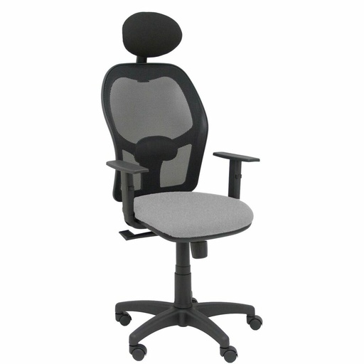 Office Chair with Headrest Alocén Piqueras y Crespo B10CRNC Light grey