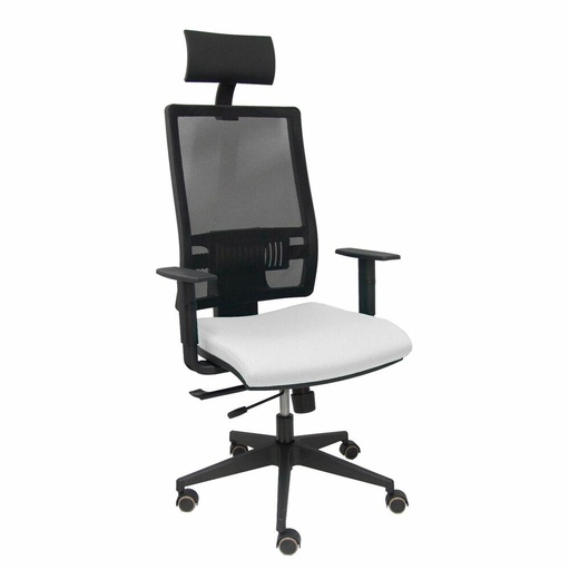 Silla de Oficina con Cabecero Piqueras y Crespo B10CRPC Blanco