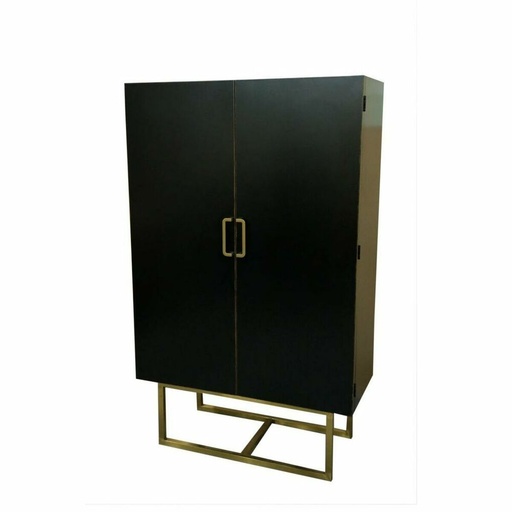 Armario DKD Home Decor   110 x 50 x 180 cm Negro Metal Álamo