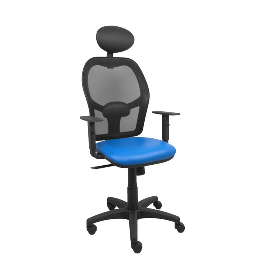 Silla de Oficina con Cabecero Piqueras y Crespo B10CRNC Azul