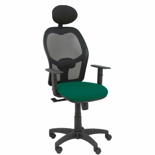 Silla de Oficina con Cabecero Piqueras y Crespo B10CRNC Verde oscuro