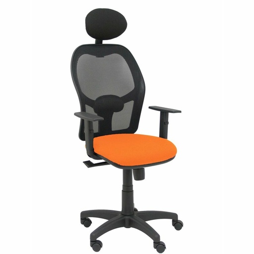 Silla de Oficina con Cabecero Piqueras y Crespo B10CRNC Naranja