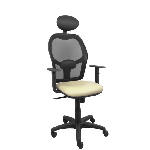 Silla de Oficina con Cabecero Piqueras y Crespo B10CRNC Crema