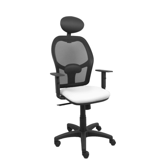 Silla de Oficina con Cabecero Piqueras y Crespo B10CRNC Blanco