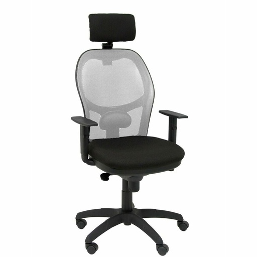 Silla de Oficina con Cabecero Piqueras y Crespo 10CRNCR Negro Gris
