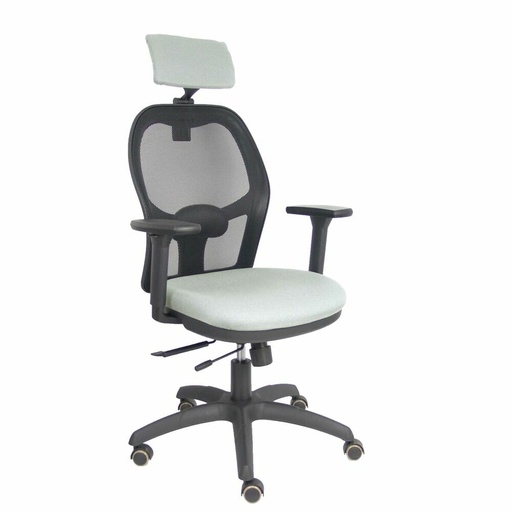 Silla de Oficina con Cabecero Piqueras y Crespo B3DRPCR Gris claro