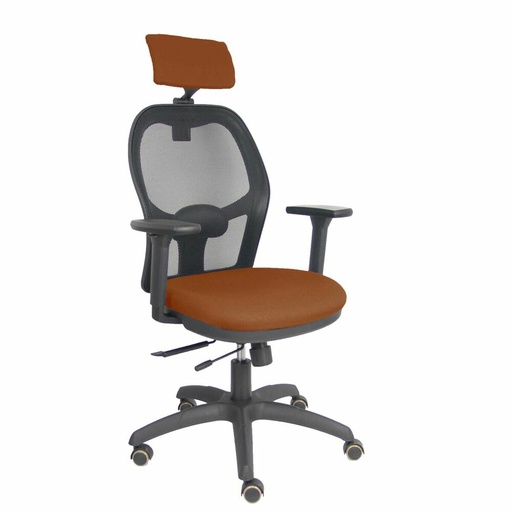 Silla de Oficina con Cabecero Piqueras y Crespo B3DRPCR Marrón