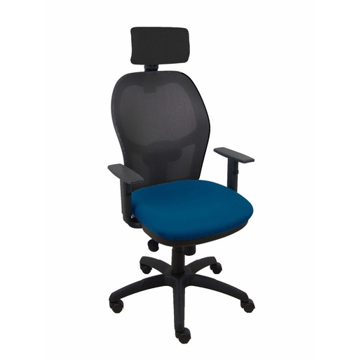 Silla de Oficina con Cabecero Piqueras y Crespo 10CRNCR Azul marino