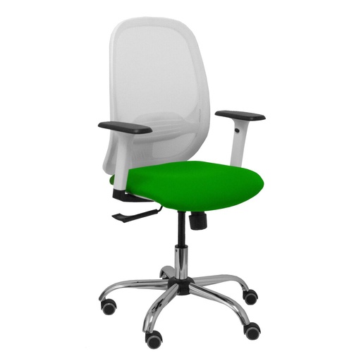 Silla de Oficina Piqueras y Crespo 354CRRP Blanco Verde