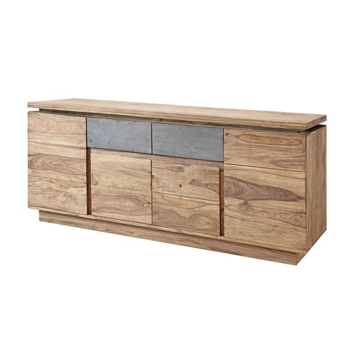 Aparador DKD Home Decor Natural Gris (175 x 45 x 72 cm)