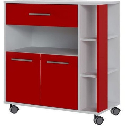 Mueble de cocina Rojo Blanco 80 x 39 x 87 cm