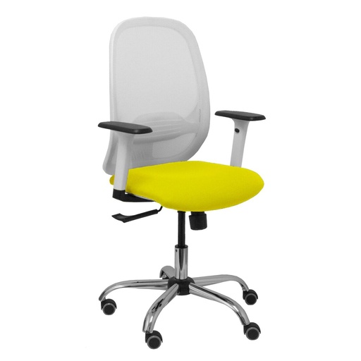 Office Chair Piqueras y Crespo 354CRRP Yellow White