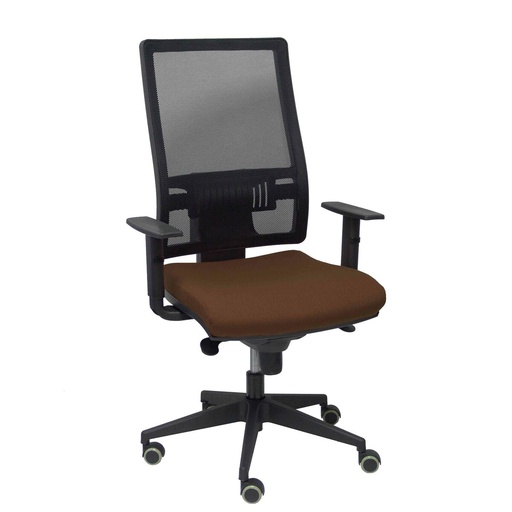 Silla de Oficina Piqueras y Crespo 3B10CRP Marrón oscuro