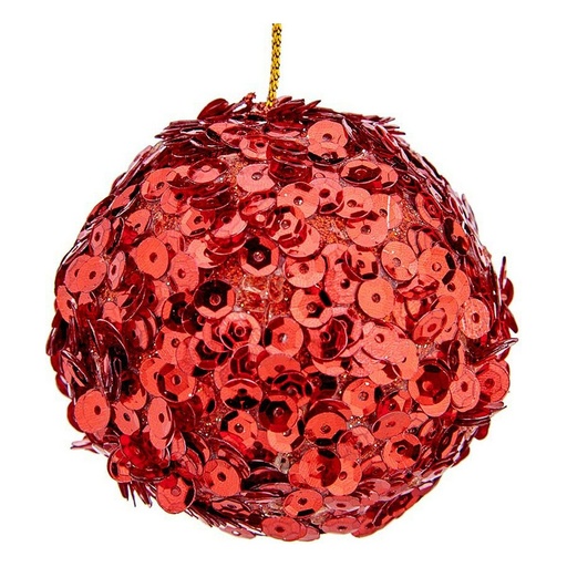 Bolas de Navidad Krist+ Rojo Plástico Ø 10 cm 6 Unidades