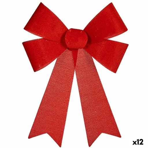 Lasso Krist+ HJ112043 Red PVC 32 x 41 x 6 cm Christmas bauble (12 Units)