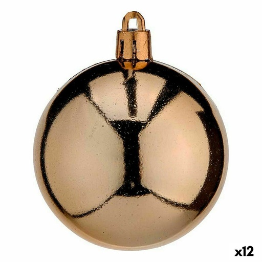 Set de Bolas de Navidad Krist+ 00465-4 Cobre Plástico (12 Unidades)
