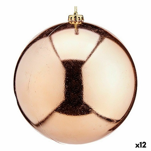 Christmas Bauble Krist+ 00845 Copper Plastic (12 Units)