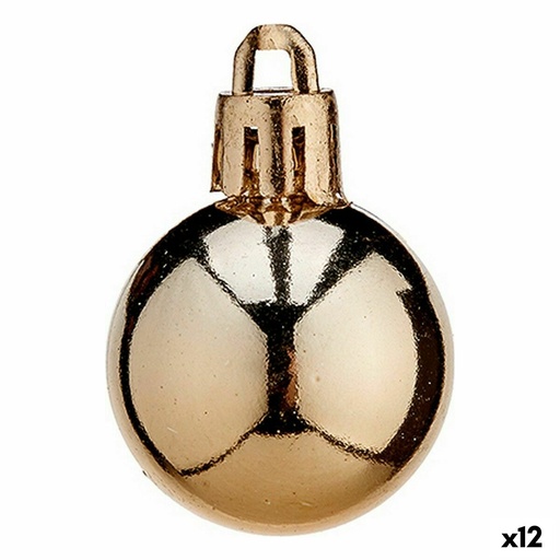 Set de Bolas de Navidad Krist+ K1912468-4 Cobre Plástico (12 Unidades)