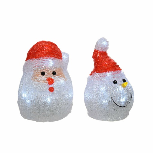 Figura Decorativa Lumineo 491239 10,5 x 10,5 x 15 cm LED Interior