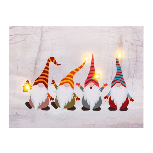 Lighting decoration Multicolour Christmas 40 x 30 x 1,8 cm 40 x 30 x 18 cm