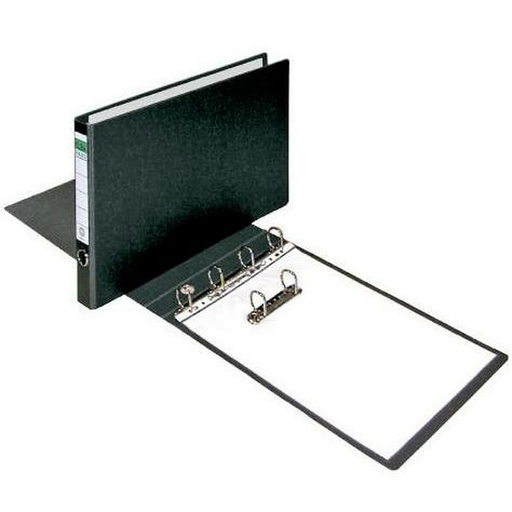 Carpeta de anillas Elba Negro A3