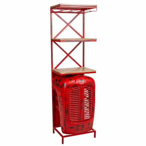 Bar unit Alexandra House Living Red 40 x 185 x 84 cm