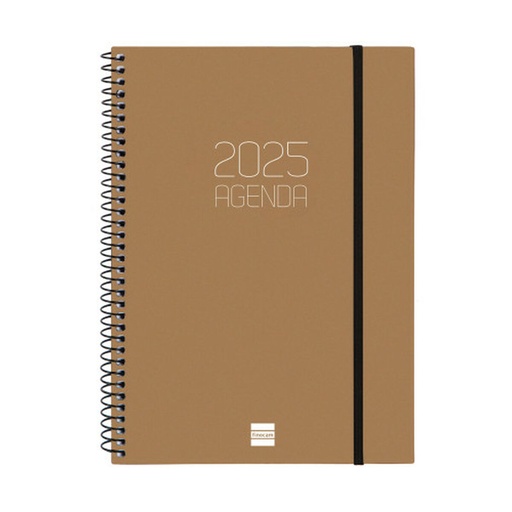 Agenda Finocam OPAQUE Marrón A5 15,5 x 21,2 cm 2025