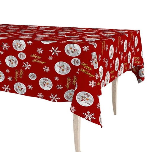 Tablecloth roll Exma Red 140 cm x 25 m Christmas