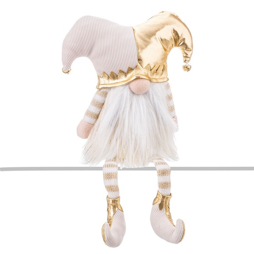 Christmas bauble Golden Father Christmas 18 x 10 x 36 cm