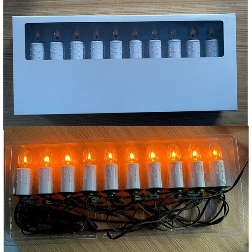 Guirnalda de Navidad Home ESPRIT Blanco PVC Ciervo Navideño