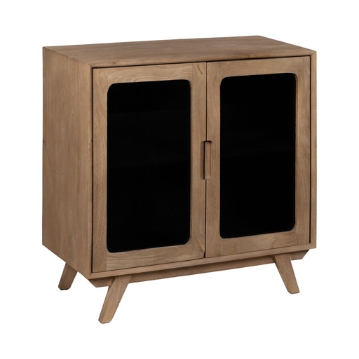 Occasional Furniture BURNIE Black Natural Crystal Mango wood 81 x 41 x 83 cm