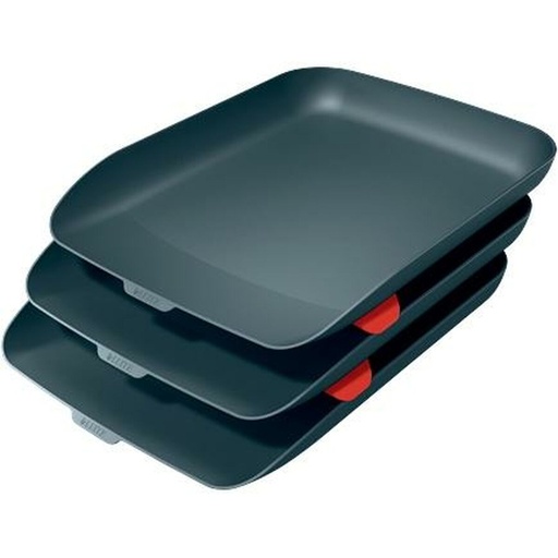 Organizadores Leitz Negro Gris Plástico