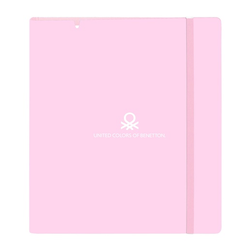 Carpeta de anillas Benetton Unique Rosa Turquesa 27 X 32 X 4 cm