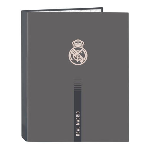 Ring binder Real Madrid C.F. Grey A4 26.5 x 33 x 4 cm