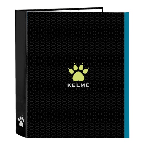 Ring binder Kelme Iron Black A4 27 x 33 x 6 cm