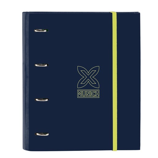 Ring binder Munich North Navy Blue 27 x 32 x 3.5 cm