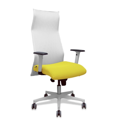 Office Chair Piqueras y Crespo 54BR65G Yellow White