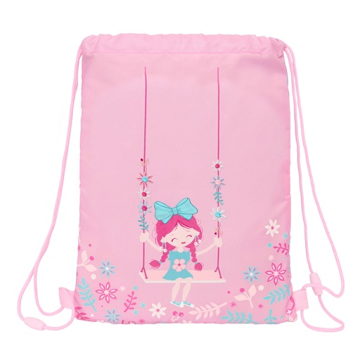 Backpack with Strings Glow Lab Swing Multicolour 26 x 34 x 1 cm