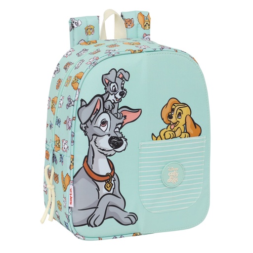 School Bag Disney Blue 22 x 27 x 10 cm