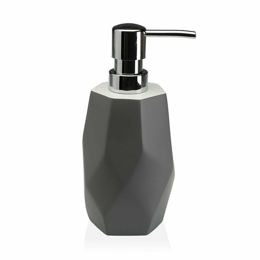 Soap Dispenser Versa Amanda Grey Resin Plastic 8,2 x 21 x 8,2 cm