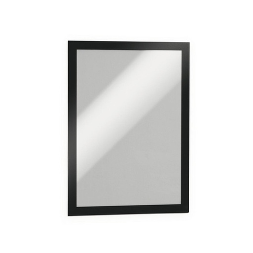 Information Frame Durable Black Transparent Magnetic Plastic 2 Pieces