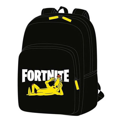 Mochila Escolar Fortnite Crazy Banana Adaptable a carro portamochilas (41 x 30,5 x 12 cm)