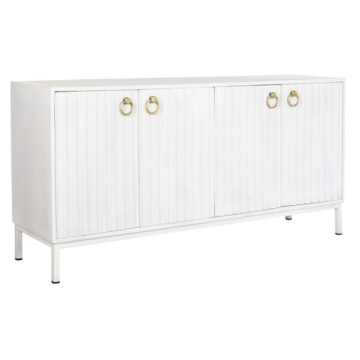 Sideboard DKD Home Decor White Metal Mango wood 152 x 40 x 77 cm